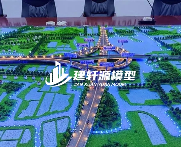 荥阳高速公路沙盘定制